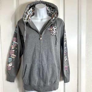 Tokidoki honey and butter hoodie rare Donutella macaron xs gray corgi euc Rare